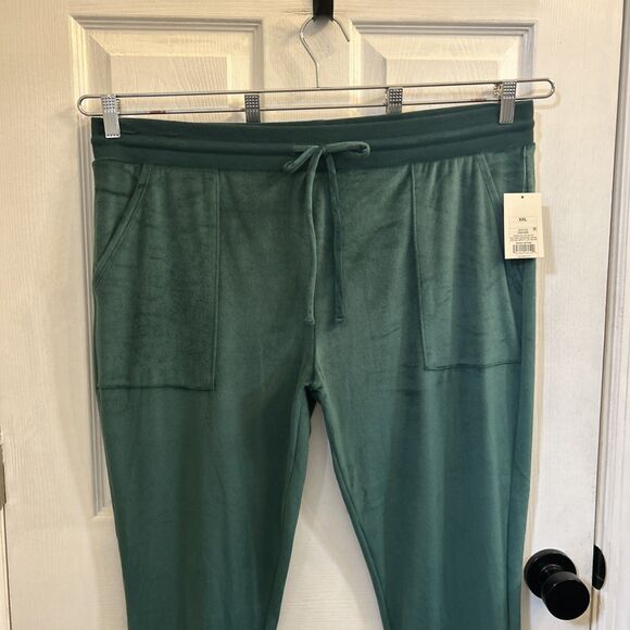 NWT Stars Above Women's 2XL Green Lounge Sleep Jogger Pants Soft Cozy Comfy - Picture 8 of 16